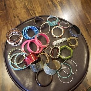 Huge Lot of 27 Bracelets